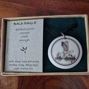 Bald Eagle Pendant Necklace